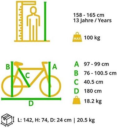 Алюмінієвий гірський велосипед BIKESTAR Hardtail Shimano 21 швидкісна передача, дискове гальмо 27,5 дюймові шини 14, 16, 18 дюймова рама Alu MTB СПРОБУЙТЕ БЕЗ РИЗИКУ 16-дюймовий кадр Синьо-зелений