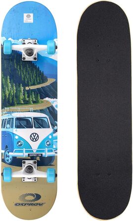 Скейтборд Osprey Volkswagen Absolute Beginner Double Kick Trick, 78,7 x 20,3 см Maple Deck Explorer