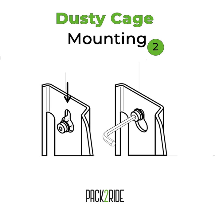 Клітка для велосипеда Dusty Cage - легка, міцна, легке транспортування