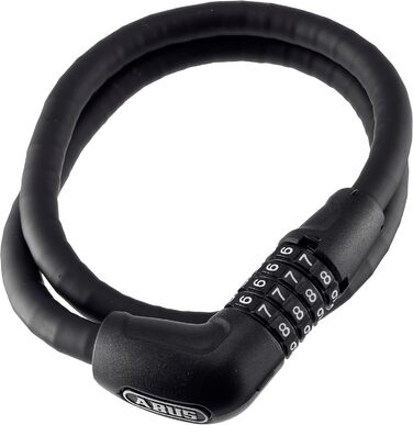 Кодовий велосипедний замок ABUS Steel-O-Flex Tresorflex 6615C, сталевий трос із захисними сталевими втулками, рівень безпеки 5