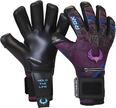 Воротарські рукавички Renegade GK Rogue, обмежена серія, з фингерпротектом, 4+3 мм Giga Grip, розміри 6-11, для чоловіків, дітей, підлітків, рівень 4+, преміум-якість