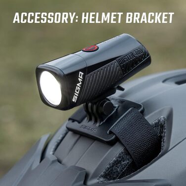Велосипедний світлодіодний ліхтар Sigma Buster 400 TR.RL 80 LED USB, чорний, універсальний розмір