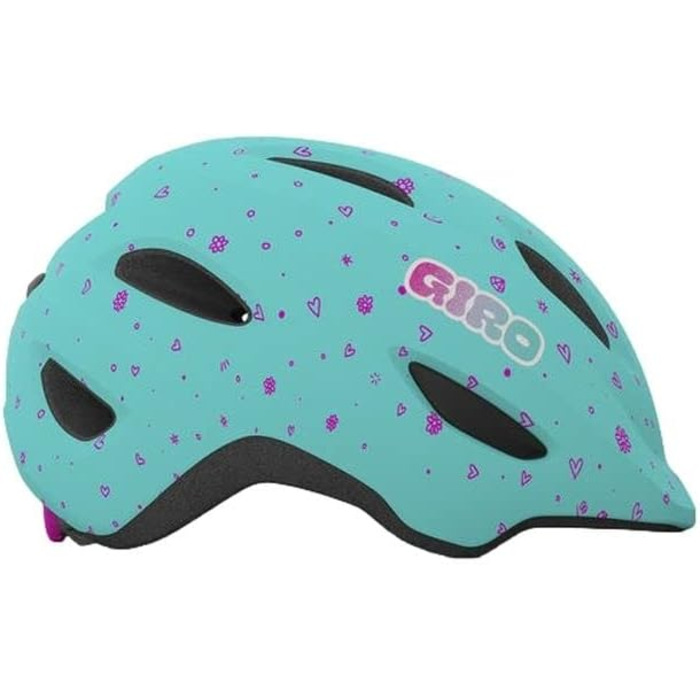 Велосипедний шолом Giro Scamp для дітей Matt Screaming Teal (2022) маленький (49-53 см)