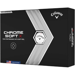 М'ячі Callaway Chrome Soft X унісекс для дорослих