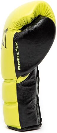 Боксерські рукавички Everlast Powerlock2 Pro неоново-жовті 16 унцій