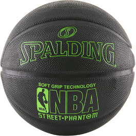 М'яч баскетбольний Spalding NBA Street Phantom, неон. зелений/чорний, р. 7