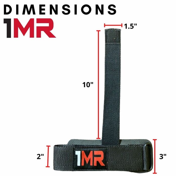 Ремені 1MR Pro з підтримкою зап'ястя для силових тренувань