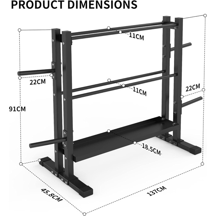 Підставка для гантелей PROIRON Тримач Weight Tower