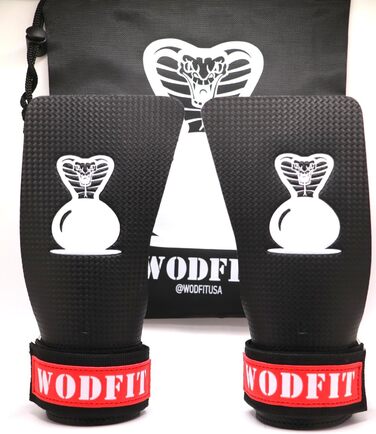 Гріпси WODFIT Carbon 3 отвори для підтягувань і важкої атлетики, XL