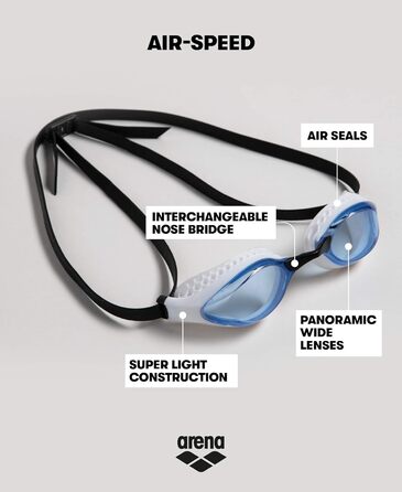 Окуляри Arena Air-speed Unisex Clear-Turquoise, універсальні