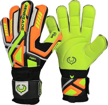 Рукавички воротаря Renegade GK Fury із захистом, розм. 7-11, Volt