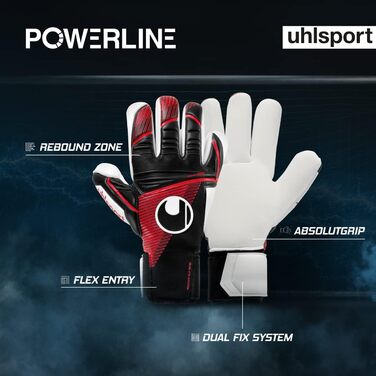 Воротарські рукавички Uhlsport Powerline Absolutgrip Finger Surround для юніорів, унісекс