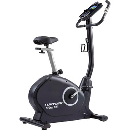 Велотренажер Tunturi FitCycle 50i/70i з LCD монітором Ергометр з додатком (Tunturi Routes & Zwift) Велосипед для домашнього тренажера на 32 кроки, датчик серцевого ритму, вантажопідйомність 150 кг (Tunturi Fitcycle 50i)