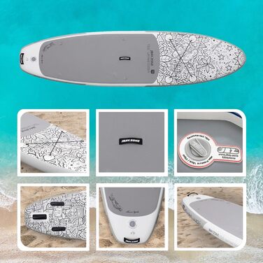 Надувна SUP-дошка JBAY.Zone з повним комплектом аксесуарів для веслування стоячи