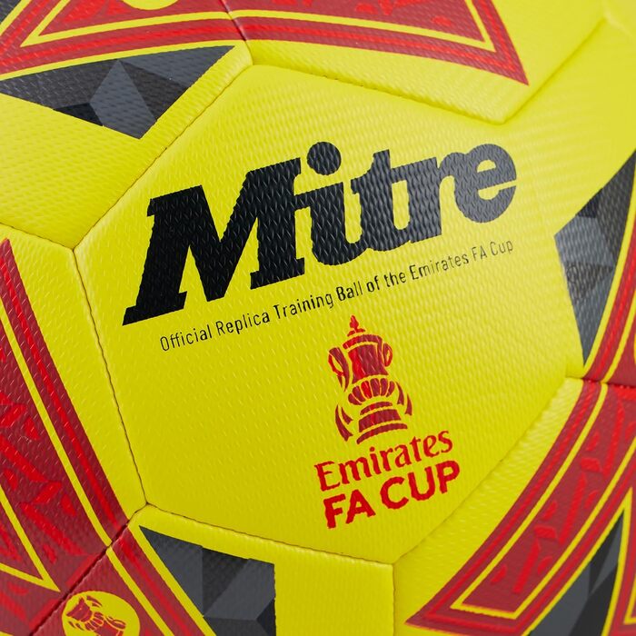 Футбольний м'яч Mitre Training FA Cup, високоякісний тренувальний, зносостійкий