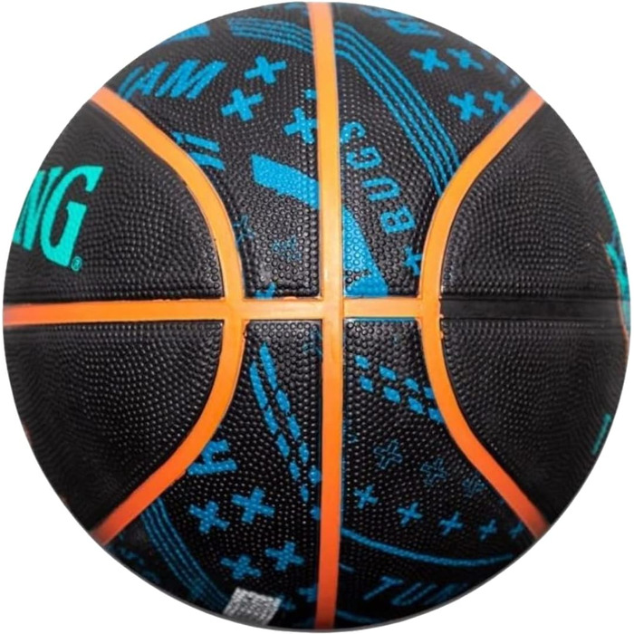 Склад команди Spalding Space Jam Tune Squad Ball 84540Z, Унісекс баскетбольні м'ячі, Чорний, 7 EU, 84540Z7, Чорний