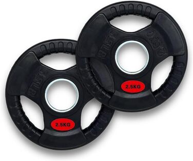 Набір пластин PH Fitness Olympic Rubber Tri Grip 50 мм, 2x2.5 кг