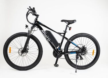 Велосипед MYATU E-Mountain 27,5 250W 48V Shimano 21-шв, чорний