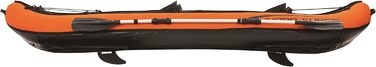 Надувний каяк Bestway Hydro-Force Ventura для 2 осіб, 330x94x48 см, з веслом