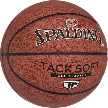 М'який баскетбольний м'яч Spalding Tack-Soft для приміщень та активного відпочинку Версія 2022 Середній розмір 6, 28.5'