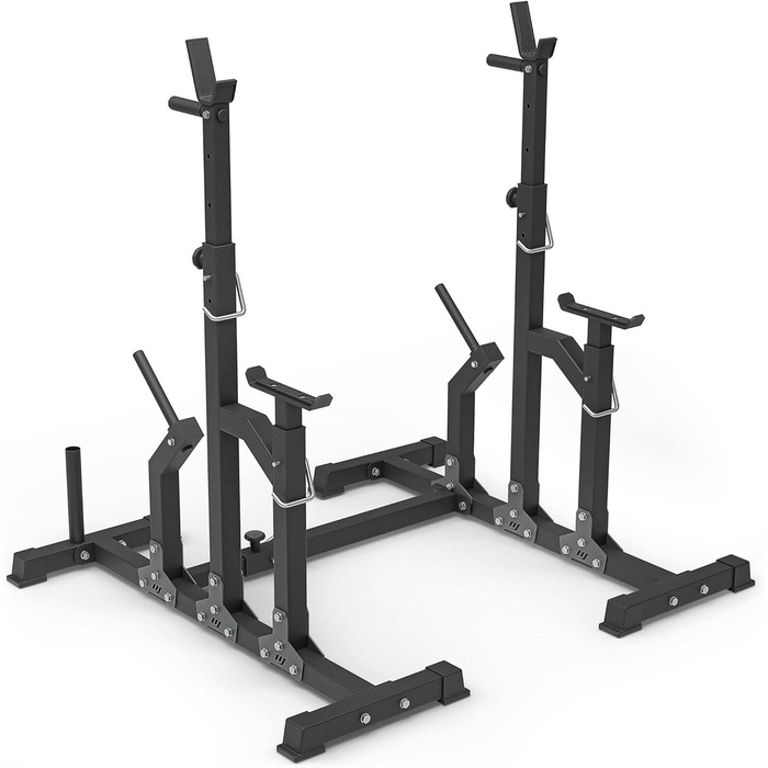 Універсальна стійка для штанги Marbo Sport MS-S104, регульована висота, з фіксацією, для спортзалу, два варіанти