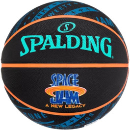 Склад команди Spalding Space Jam Tune Squad Ball 84540Z, Унісекс баскетбольні м'ячі, Чорний, 7 EU, 84540Z7, Чорний