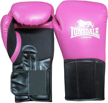 Боксерська рукавичка Lonsdale Performer 16 унцій Червоний/Чорний