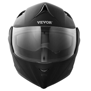 Мотошолом VEVOR без маски, розмір M (57-58 см), ABS-пластик, ECE, з Bluetooth-слотом та змінним склом, для підлітків і дорослих, мотокрос, комфортний