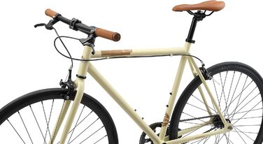 Велосипед Fixie Retro Vintage, бежевий/коричневий, 28