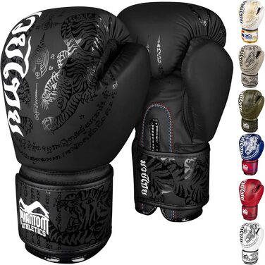 Боксерські рукавички Phantom Athletics для чоловіків, Муай Тай, ММА, кікбоксингу, 10-16oz, для єдиноборств, універсальні (чоловіки, жінки, діти)