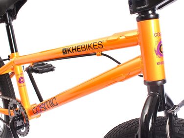 Дитячий велосипед KHE BMX Cosmic ORANGE червоний 20 дюймів з ротором Affix всього 11,1 кг