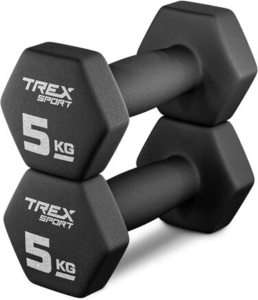 Набір неопренових гантелей TREX SPORT 2 шт 4-20 кг для жінок і чоловіків