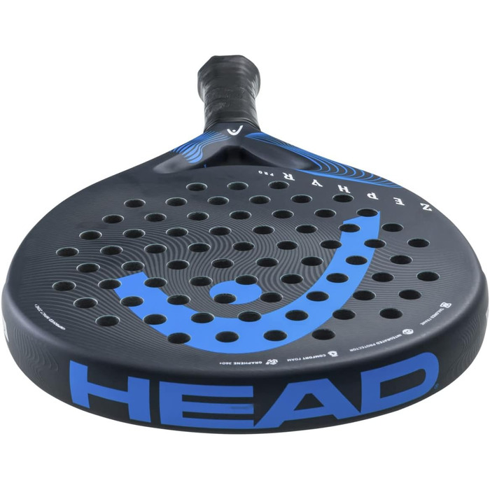 Ракетка HEAD Zephyr Pro 2023 Padel, чорна/синя