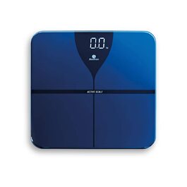 Цифрова вага для людей BAXTRAN з Bluetooth, аналізом жиру та додатком, смарт-вага, стильний дизайн, міцна електронна вага