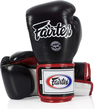 Боксерські рукавички Fairtex BGV5 - Суперспаринги рукавички 14 унцій чорні/білі/червоні