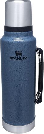Термос STANLEY класичний з широким горлом 1,42 л, вакуумна ізоляція, 18/8 нержавіюча сталь, BPA Free, для гарячих і холодних напоїв, зберігає до 24 годин
