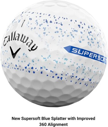 М'ячі для гольфу Callaway Supersoft 2023