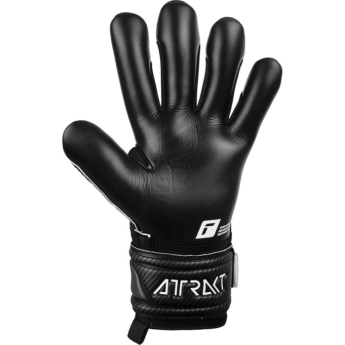 Дитячі воротарські рукавички Reusch Attrakt Finger Support з захистом пальців, внутрішнім швом і покриттям Grip Infinity, для штучного газону, унісекс