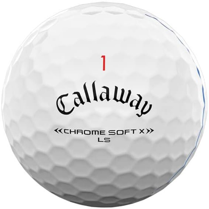 М'ячі для гольфу Callaway Chrome Soft X LS 2022