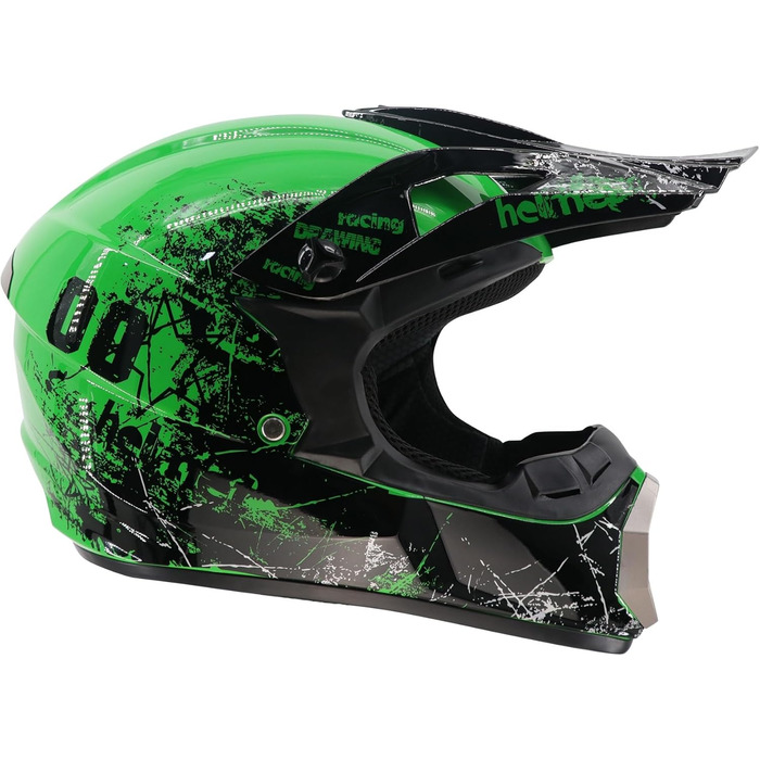 Дитячий і дорослий мотокросовий шолом Fullface для MTB, Downhill, BMX, мотоцикла, з окулярами і рукавичками