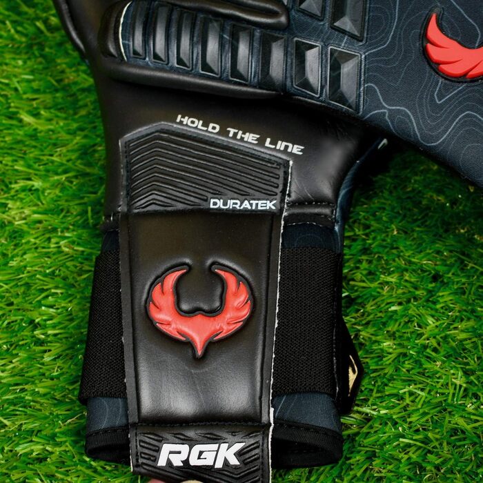 Професійні воротарські рукавички Renegade GK Eclipse з захистом пальців, розміри 7-12, контактне покриття 4+3 мм, максимальне зчеплення, захист і комфорт для чоловіків, дорослих і підлітків
