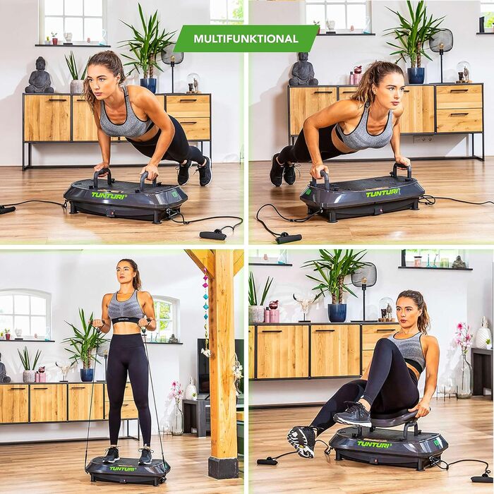 Вібраційна платформа Tunturi Cardio Fit V10/V20 для фітнесу та схуднення