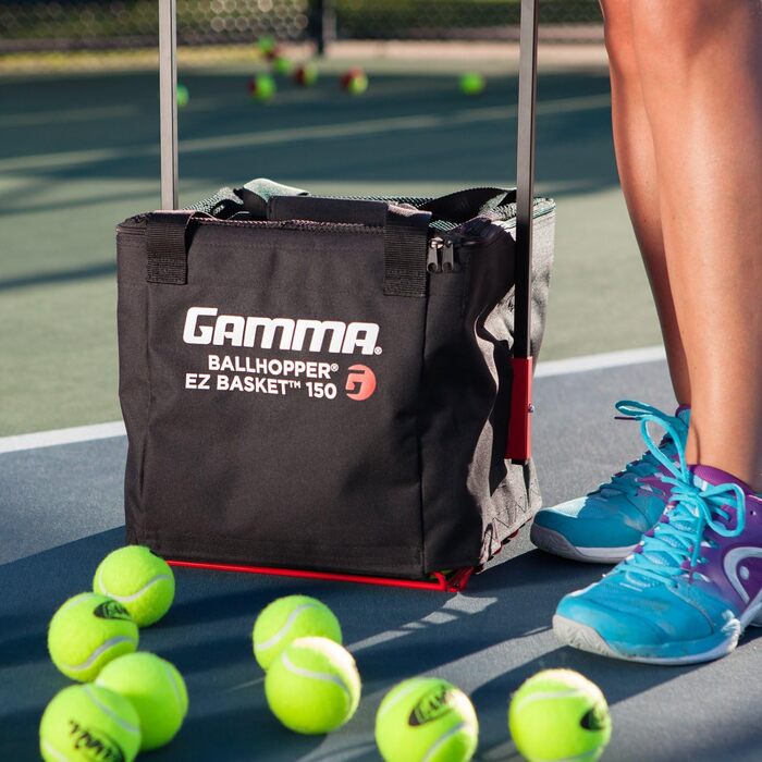 Обручі для навчання та подорожей Gamma Sport Premium Tennis EZ Basket, 150 м'ячів