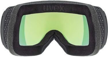 Лижні окуляри Uvex Unisex Downhill 2100 CV ( в упаковці) один розмір чорний килимок/оранжево-зелений