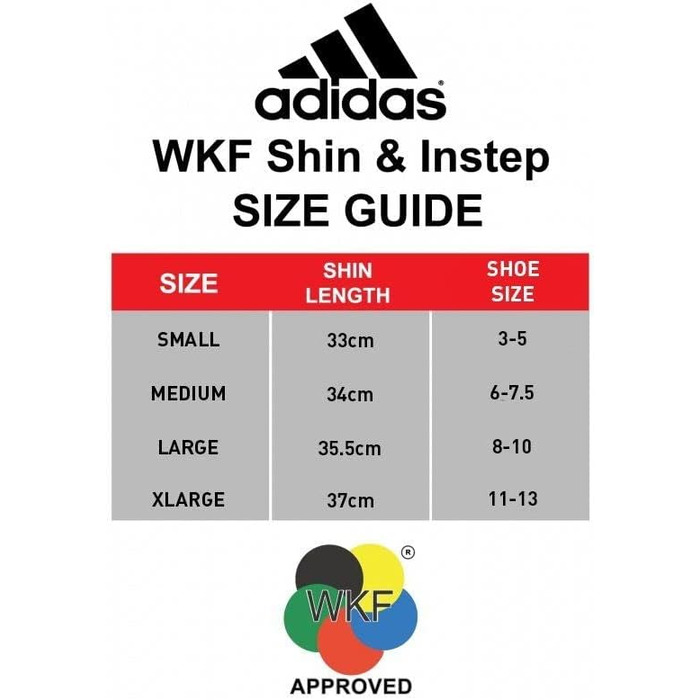Захист гомілки та стопи Adidas WKF для карате, знімна устілка, XL, синій
