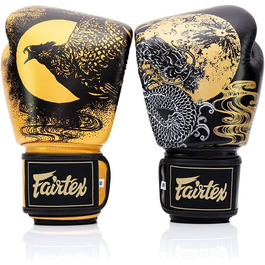 Боксерські рукавички Fairtex BGV26 Harmony Six чорні/золоті – преміум якість для тренувань і змагань