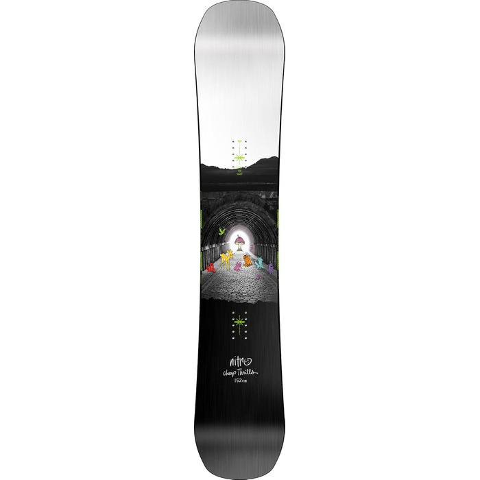 Чоловічі сноуборди Nitro Cheap Thrills 23 All Mountain Urban Freestyle Twin Board Wide 152 Multicolor