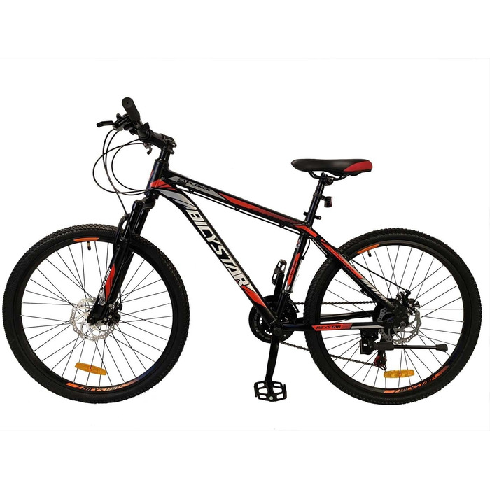 Велосипед E-ROCK EX-6 Hardtail MTB, 21-швидк., підвіска, дискові гальма, 29'