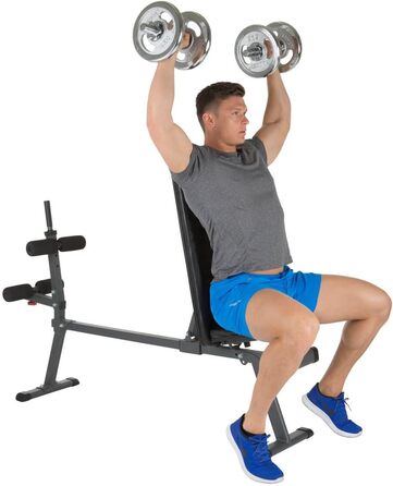 Лава Hammer Ab Bench Perform One Weight, антрацит/чорна, 160 x 32 x 119 см