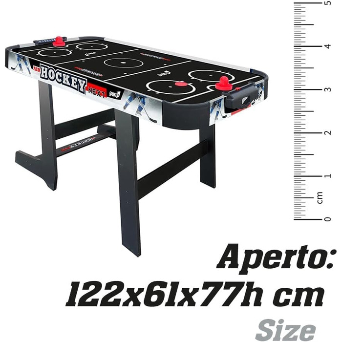 Стіл Sport1 Air Hockey Next з вентилятором, 1260x76 см + аксесуари